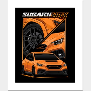 VB WRX in Solar Orange Posters and Art